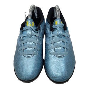 Adidas Boys Messi B32899 Athletic Blue Geometric Soccer Low Top Lace Up 1